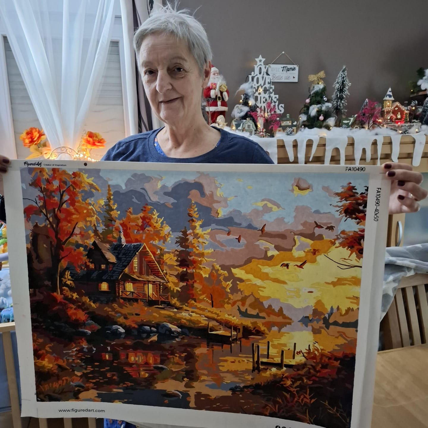 Customer photo review of Coucher de soleil automnal près de la Cabane