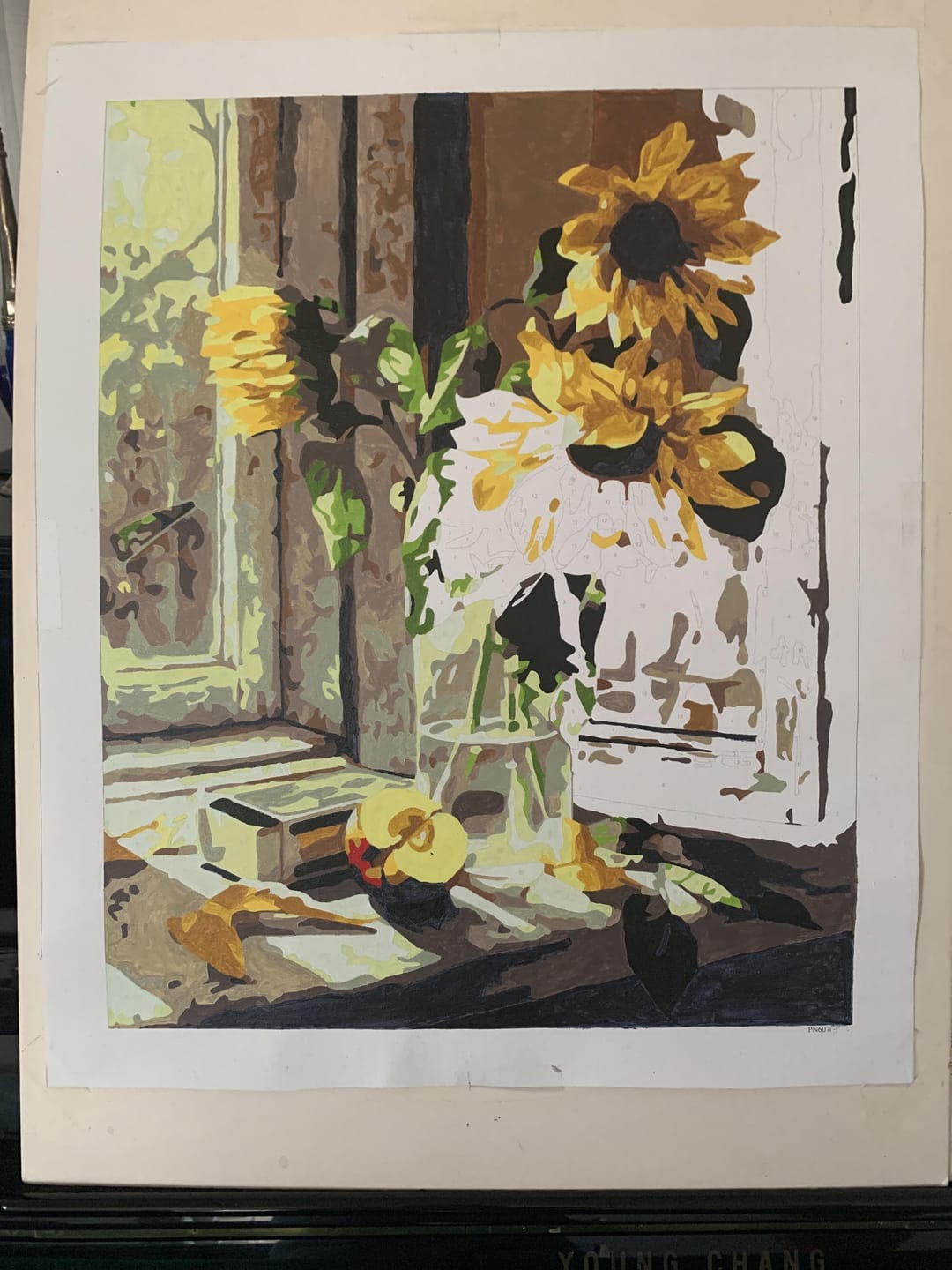 Customer photo review of Tournesols et Pomme devant la Fenêtre