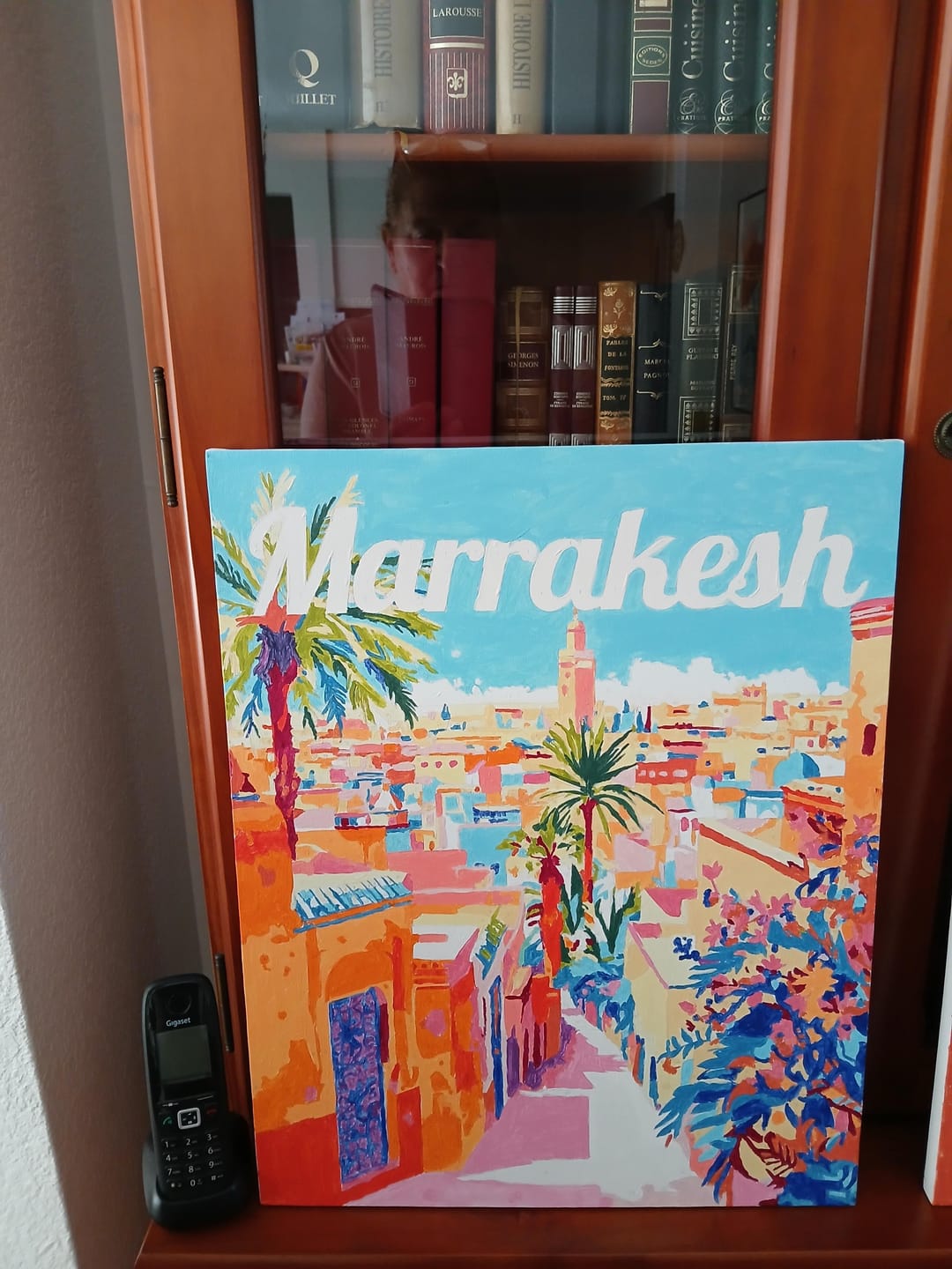 Customer photo review of Affiche de voyage Marrakech