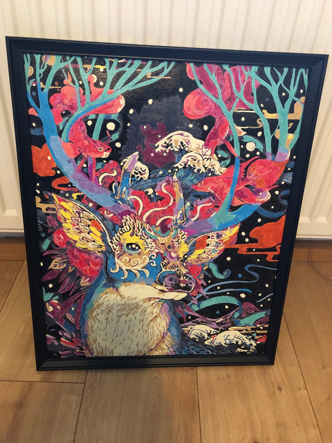 Customer photo review of Renne de Noël Moderne
