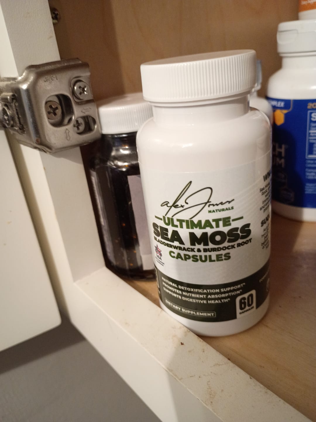 Customer photo review of 🎁 Ultimate Sea Moss Capsules With Bladderwrack & Burdock Root (60 Capsules) (30 Servings) (100% off)