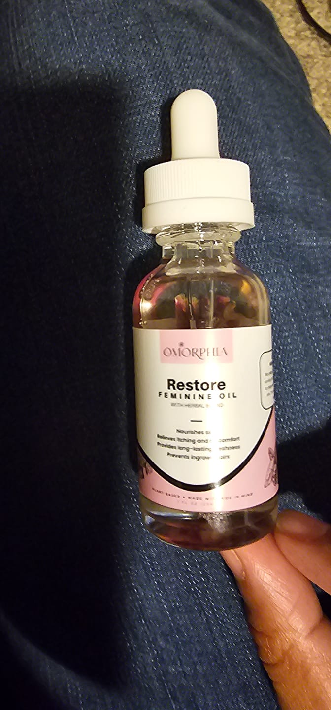 Customer photo review of Restore Feminine Oil - Yoni Oil