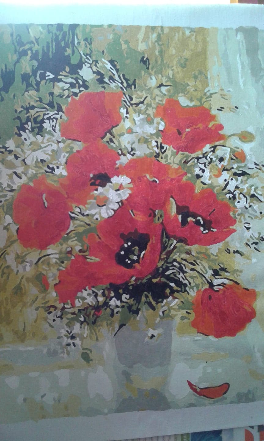 Customer photo review of Fleurs Rouges et Marguerites