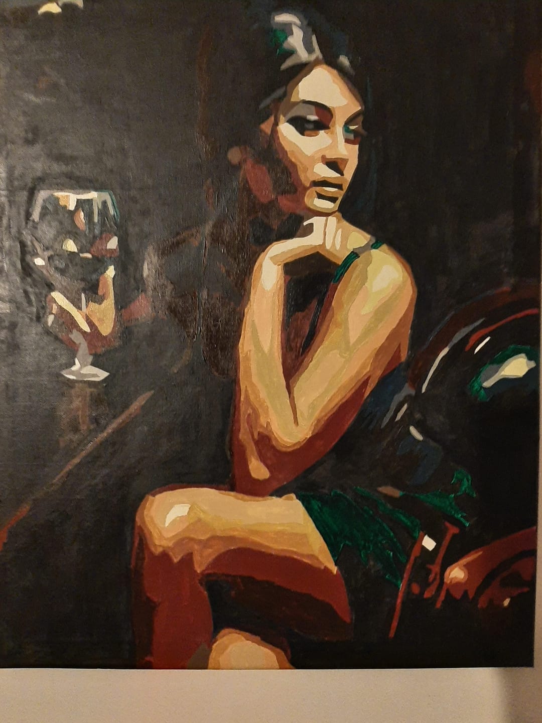 Customer photo review of Jeune Femme à l'Apéritif
