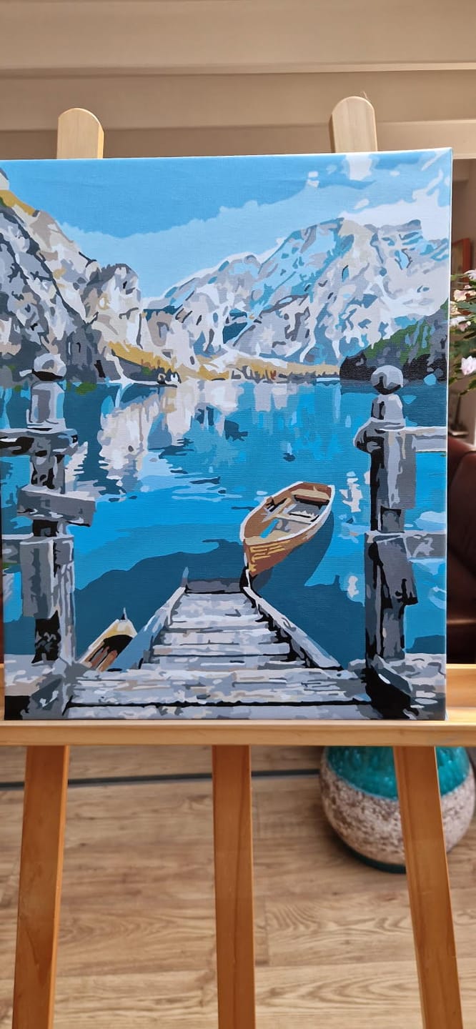 Customer photo review of Barque sur un Lac de Montagne