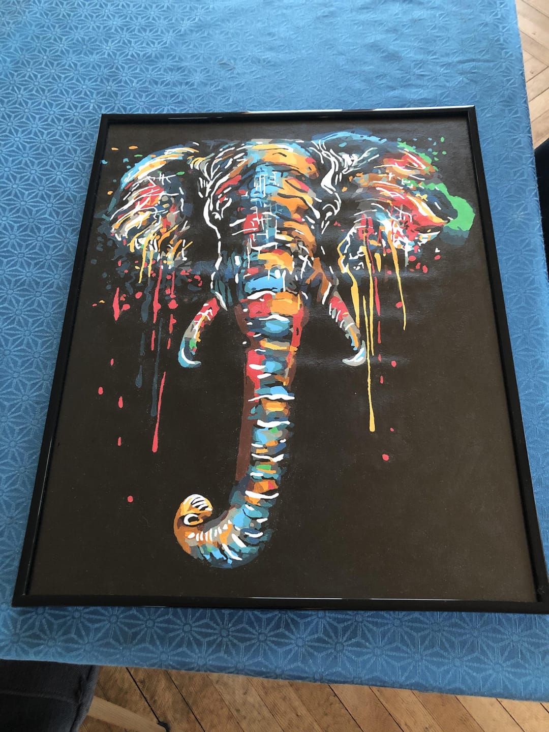 Customer photo review of Peinture Elephant