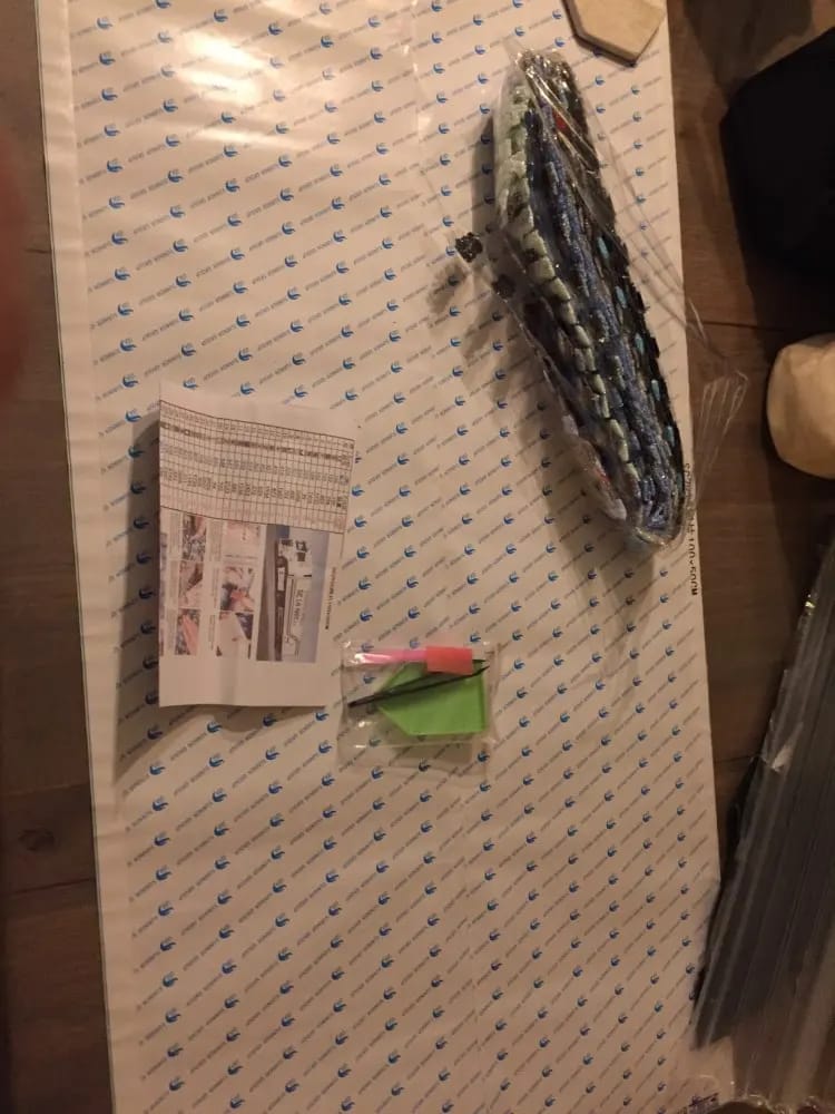 Customer photo review of Diamond Painting Personnalisé