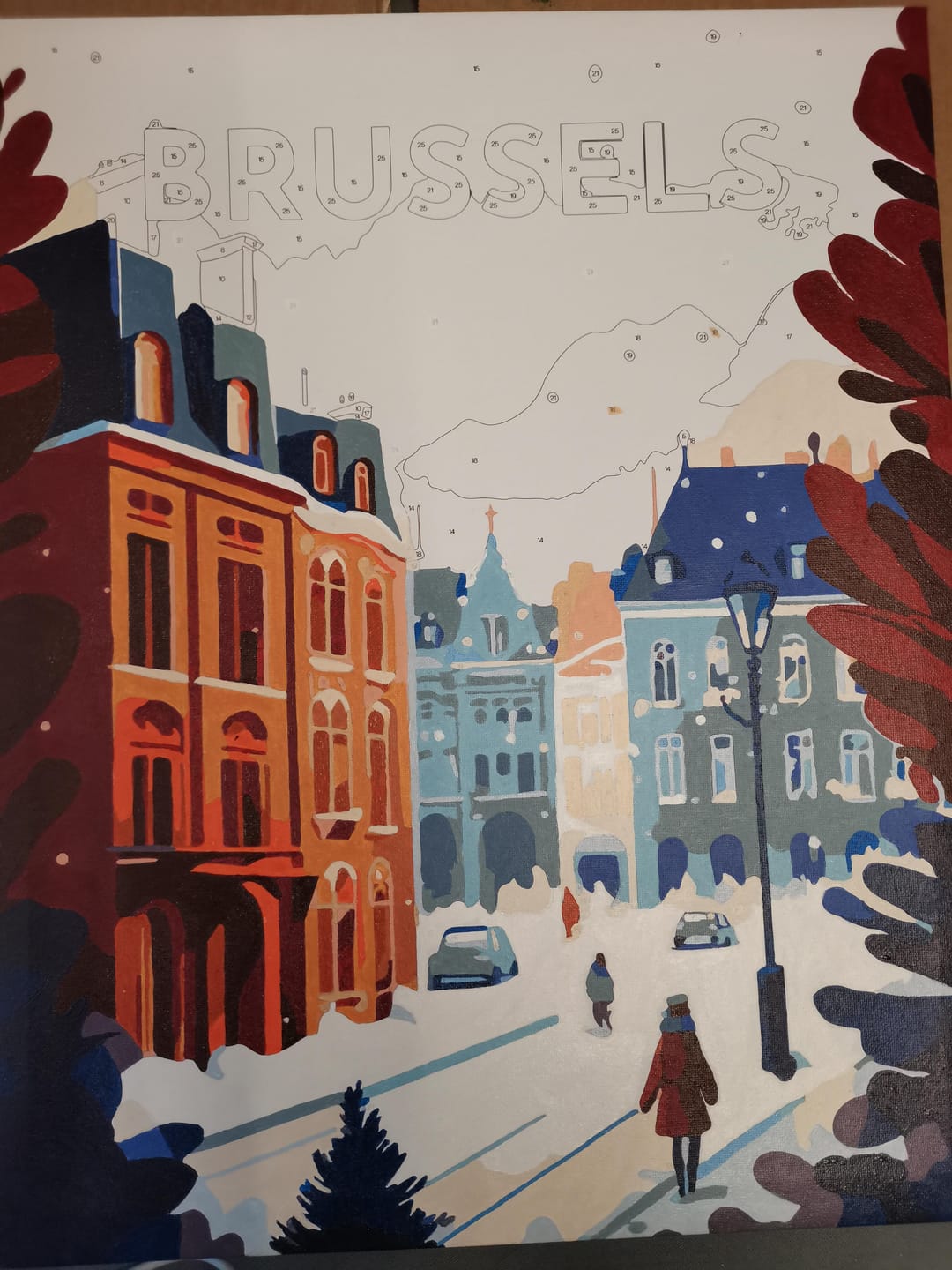Customer photo review of Affiche Vintage Bruxelles
