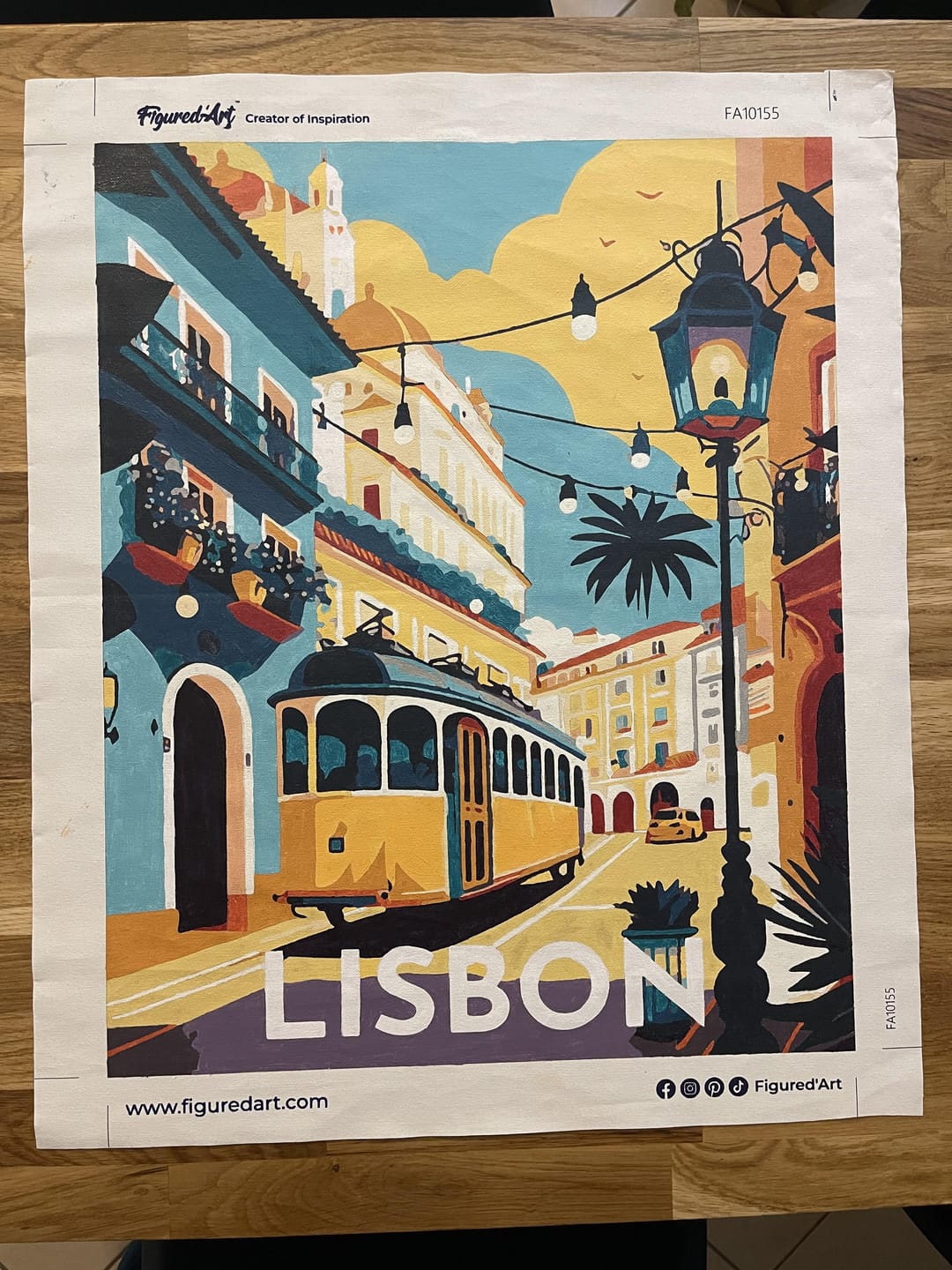 Customer photo review of Affiche Vintage Lisbonne