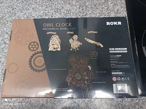 Customer photo review of Puzzle 3D Horloge Hibou