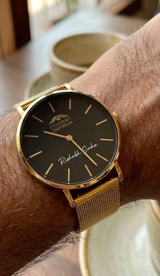 Customer photo review of Personalised Classic Watch