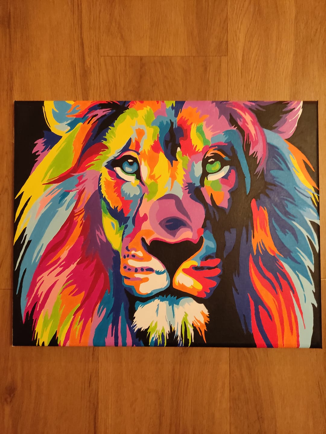 Customer photo review of Lion Pop Art