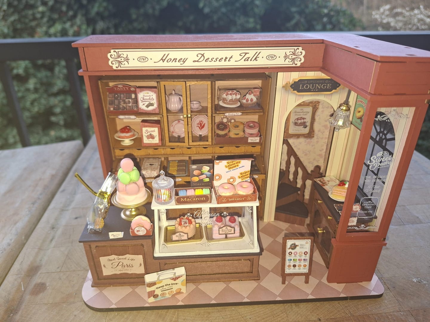 Customer photo review of Maison Miniature Boulangerie Dessert au Miel