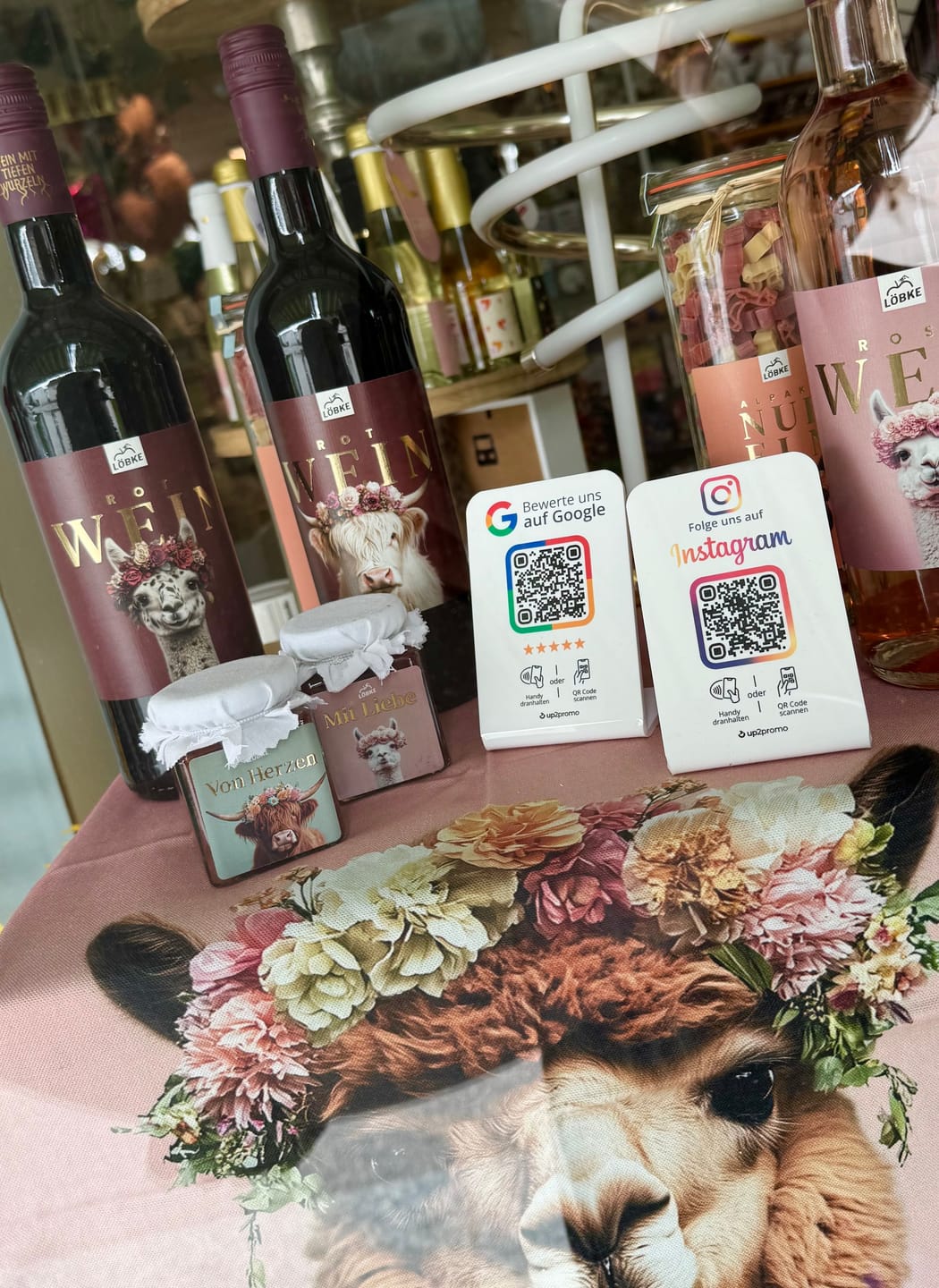 Customer photo review of Google Bewertung Aufsteller mit NFC & QR-Code