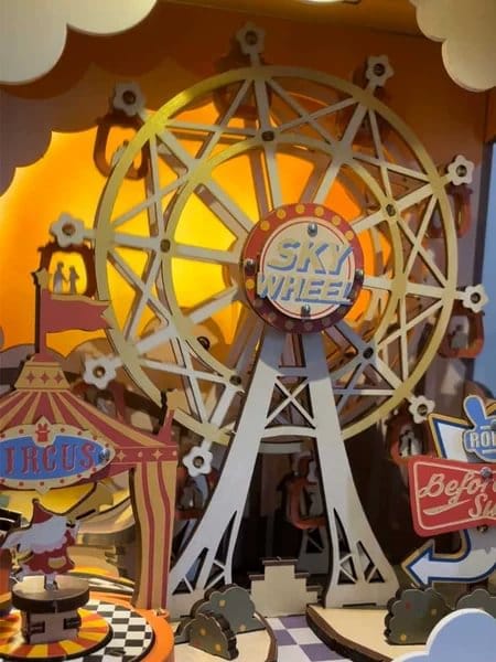 Customer photo review of Puzzle 3D Boîte à musique Carnaval au coucher du soleil