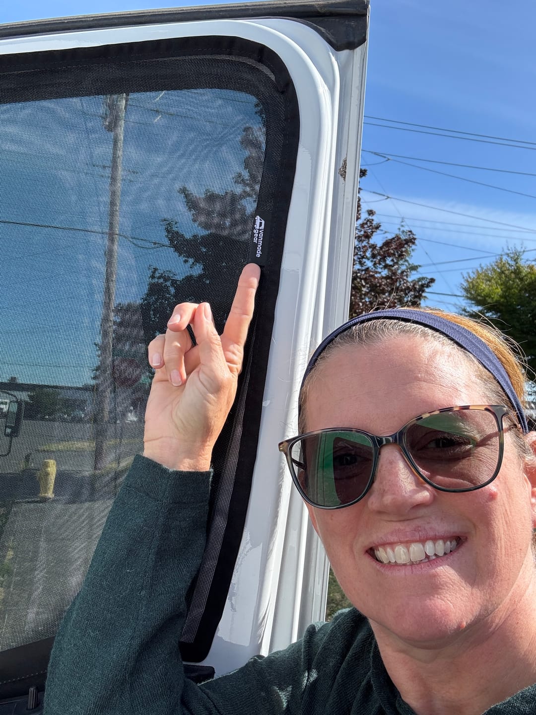 Customer photo review of Sprinter 2019+ - Front Door Mosquito Net (set)