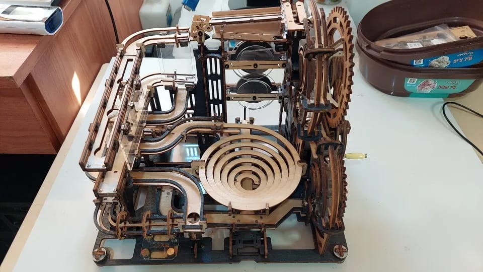Customer photo review of Puzzle 3D Ville de Nuit en Marbre