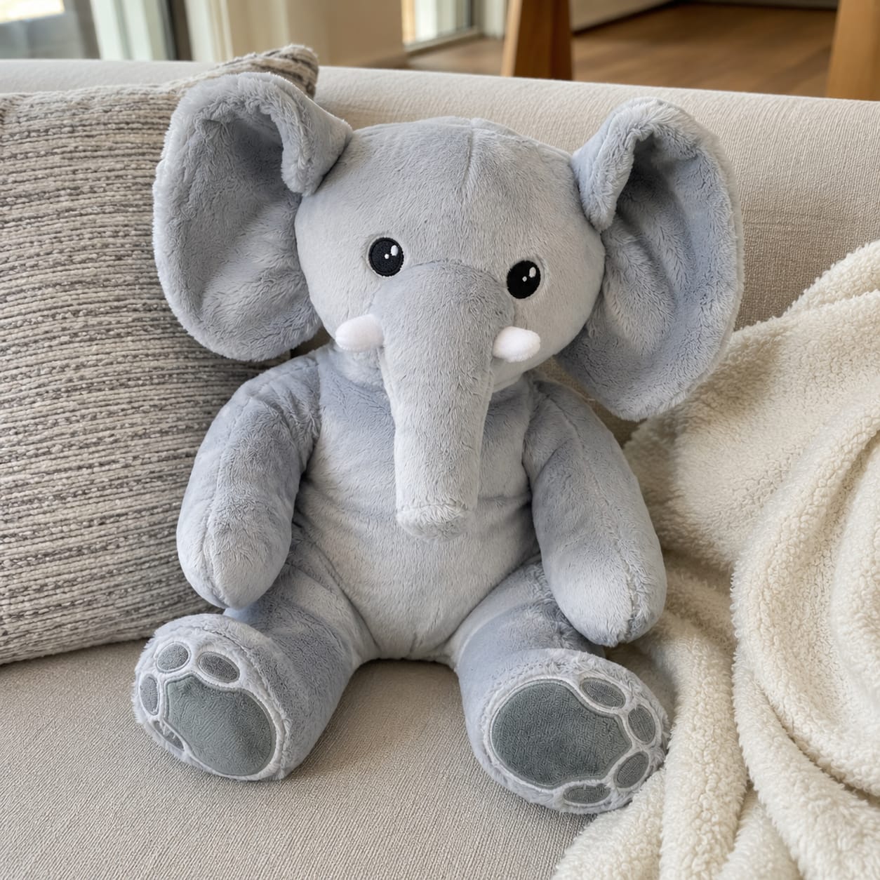 Customer photo review of Olifant Verzwaringsknuffel 2kg