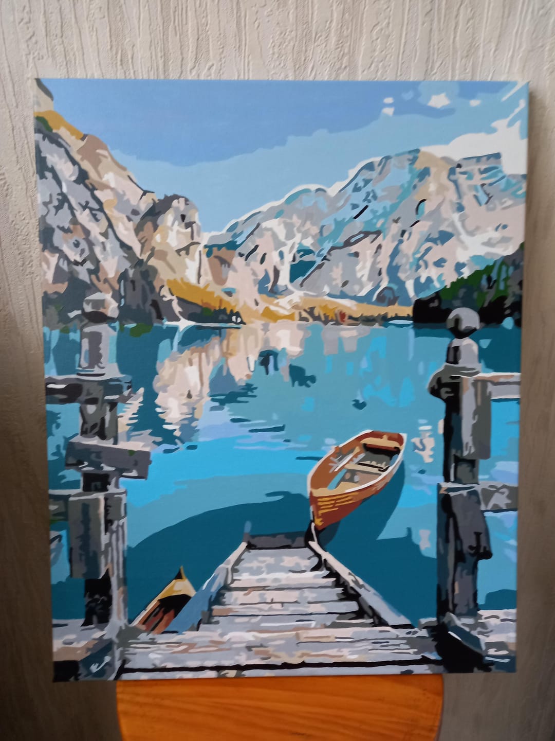 Customer photo review of Barque sur un Lac de Montagne