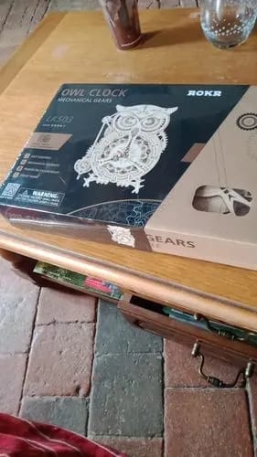 Customer photo review of Puzzle 3D Horloge Hibou