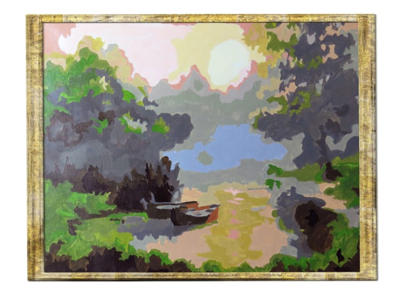 Customer photo review of Aube sur l'Etang