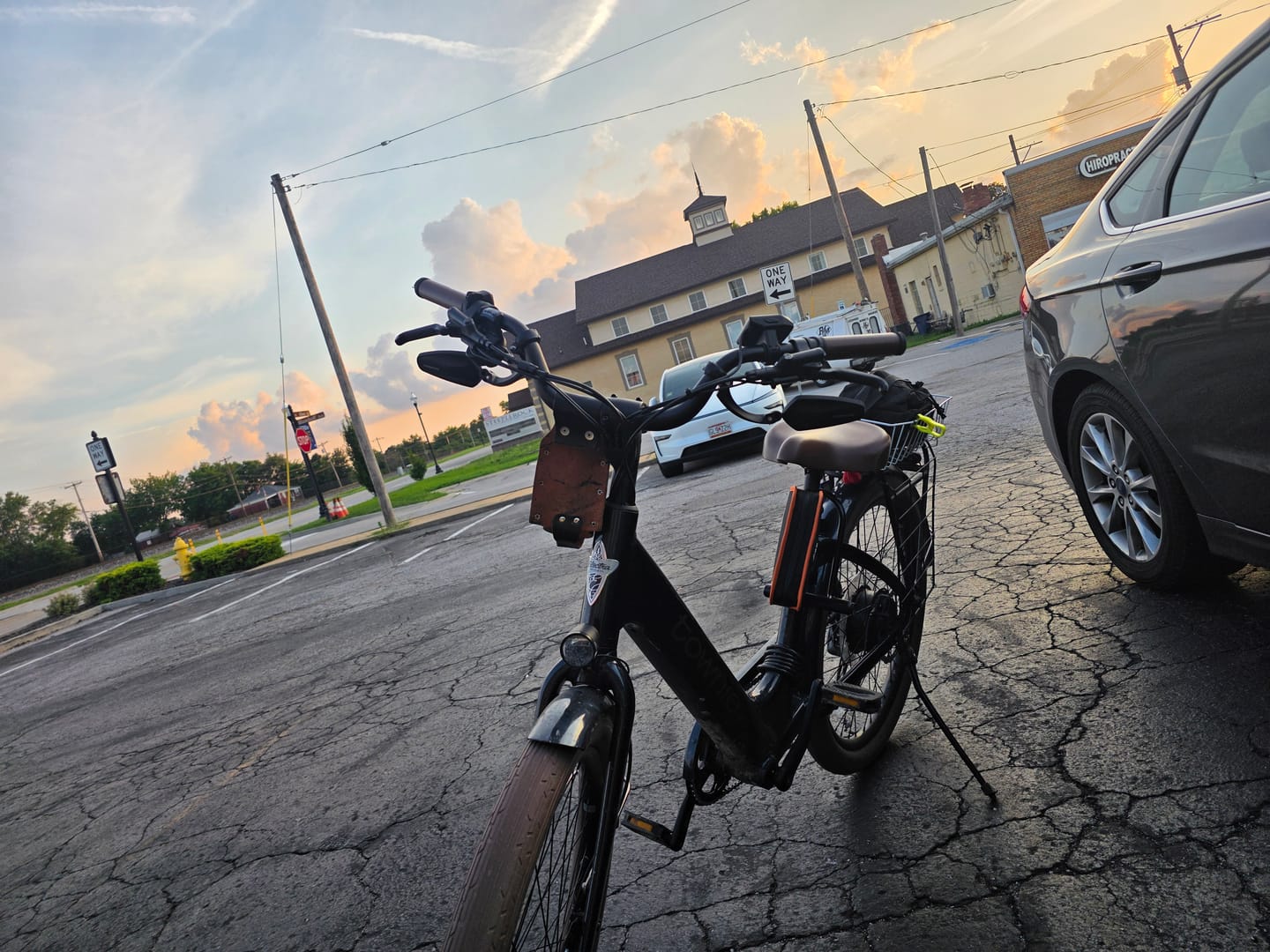 Customer photo review of Bike Handlebar Rear View Mirror
