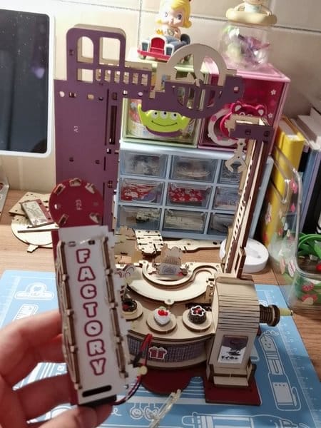 Customer photo review of Puzzle 3D Usine de Chocolat Marbre