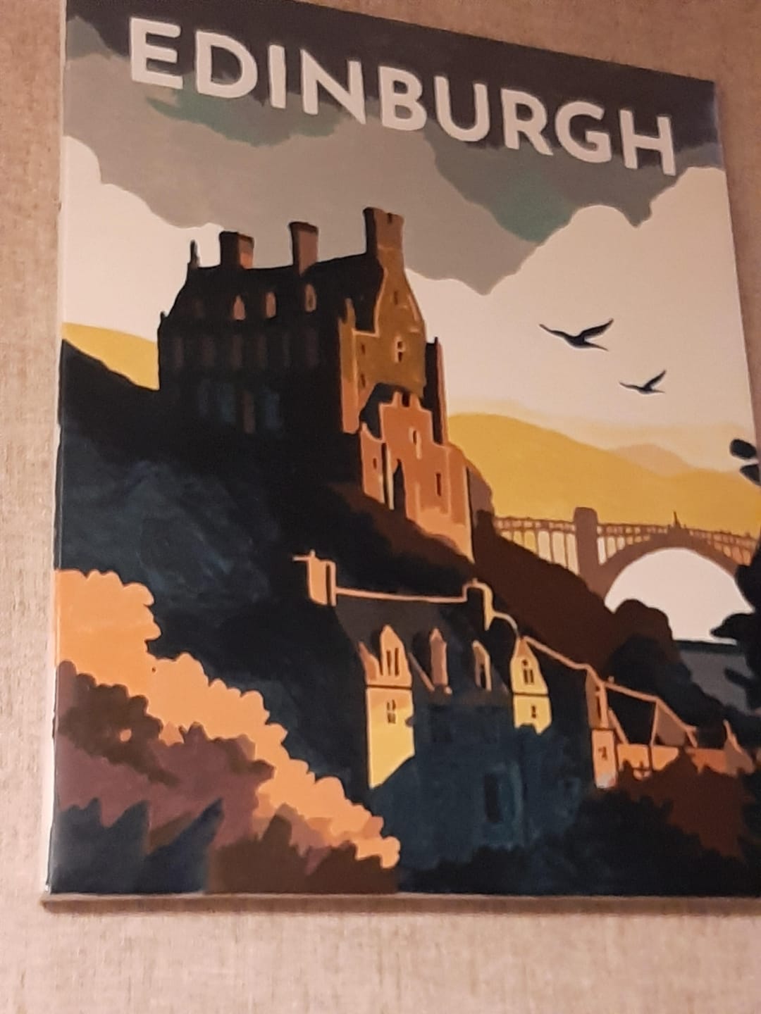 Customer photo review of Affiche Vintage Édimbourg