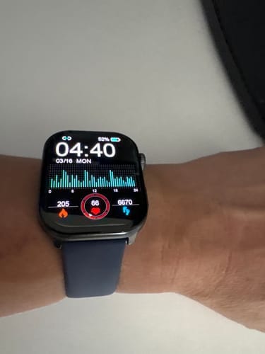 Customer photo review of Protector de pantalla para reloj inteligente Health Smartwatch 3