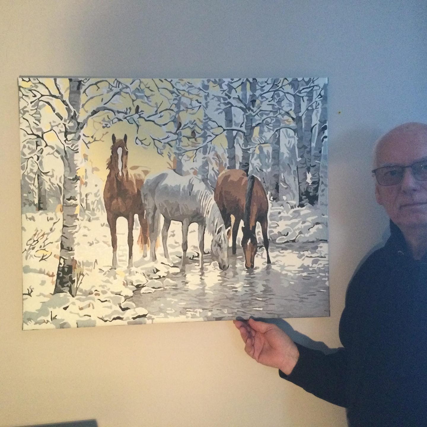 Customer photo review of Chevaux se désaltérant