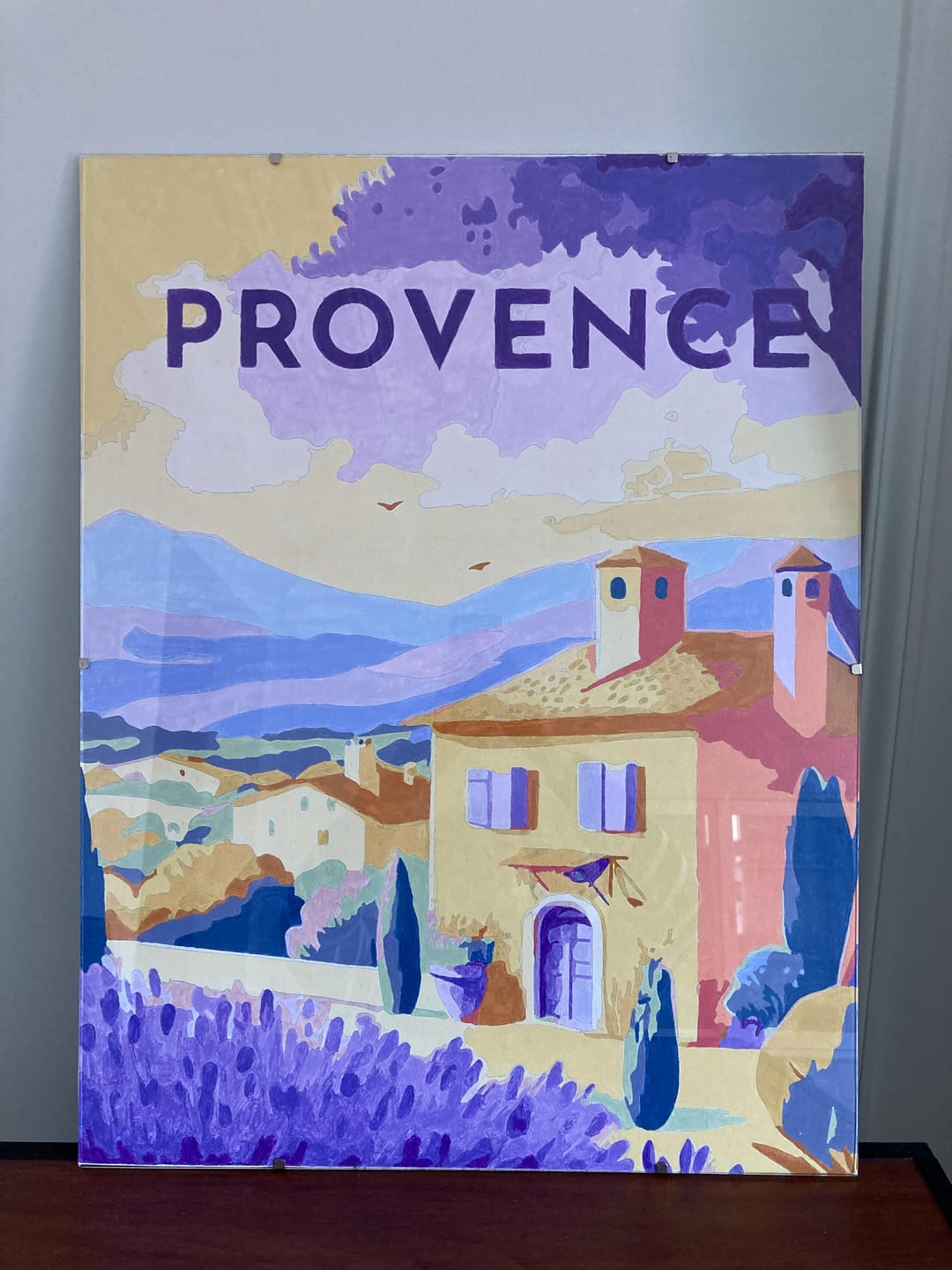 Customer photo review of Affiche Vintage Provence
