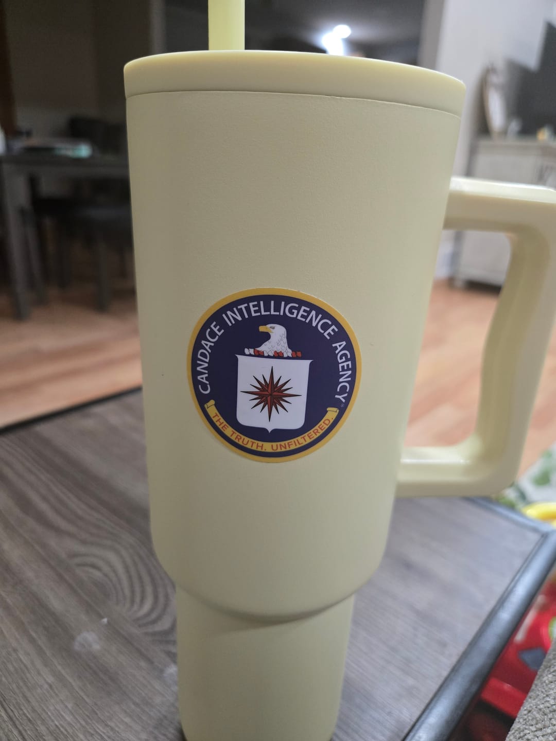 Customer photo review of CIA Sticker