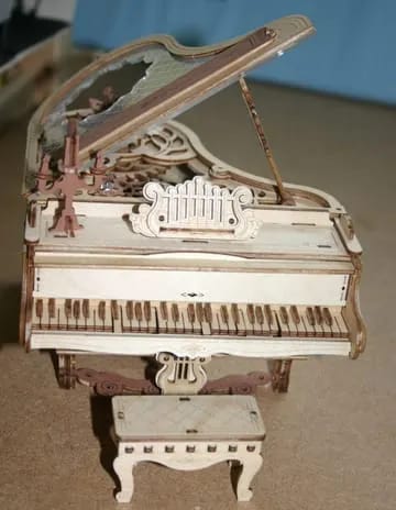 Customer photo review of Puzzle 3D Piano magique