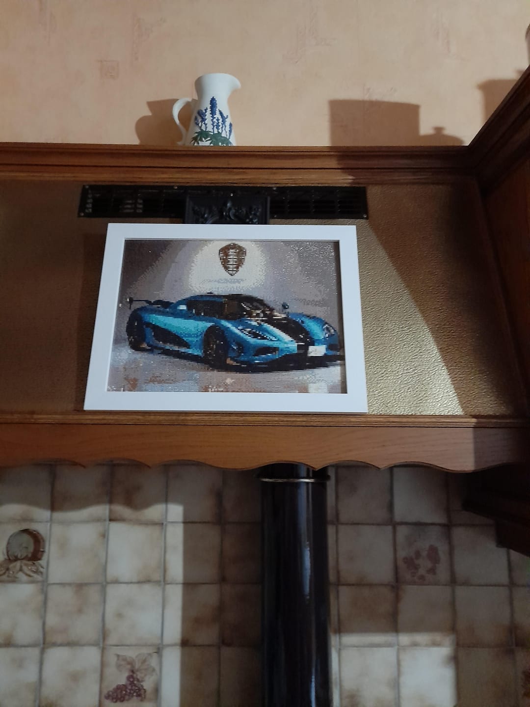 Customer photo review of Broderie Diamant - Voiture de Sport