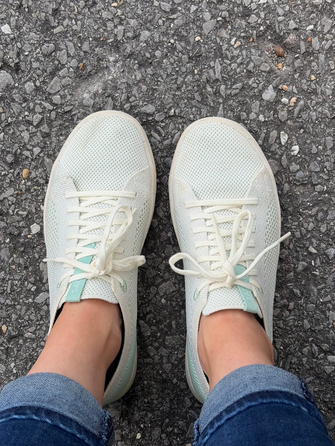 Customer photo review of Cannon Knit W 2.0 White / Cameo Green