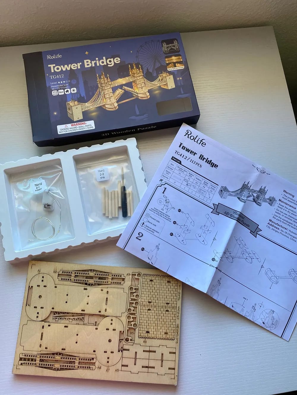 Customer photo review of Puzzle 3D Pont de la Tour