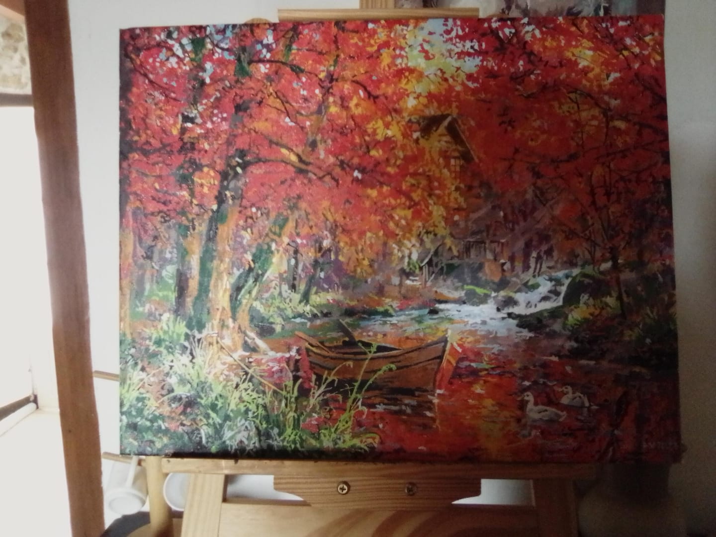 Customer photo review of Rivière d'Automne et barque