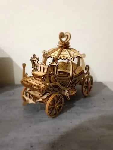 Customer photo review of Puzzle 3D Chariot à citrouille
