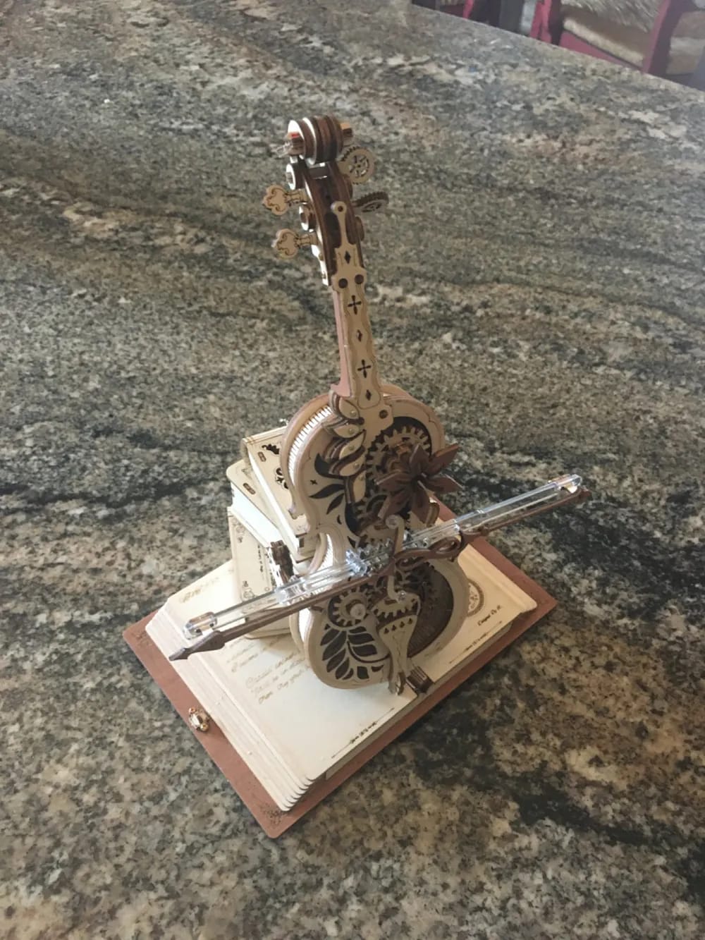 Customer photo review of Puzzle 3D Violoncelle magique