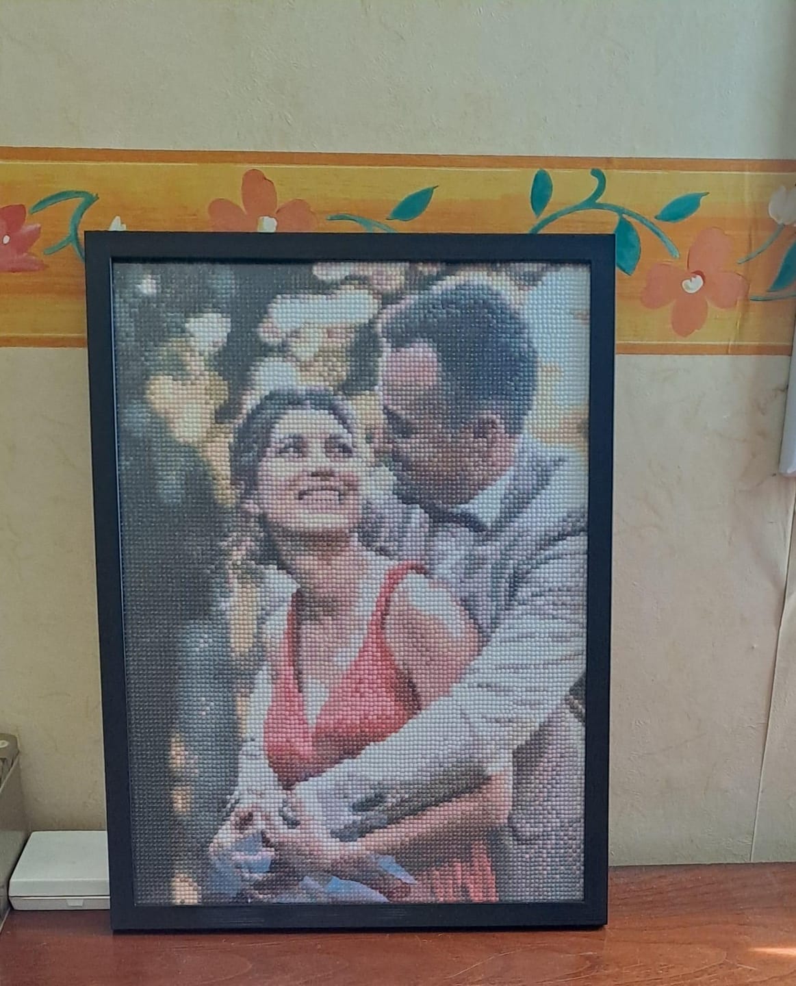 Customer photo review of Broderie Diamant Personnalisée - Réalisation graphique Gratuite