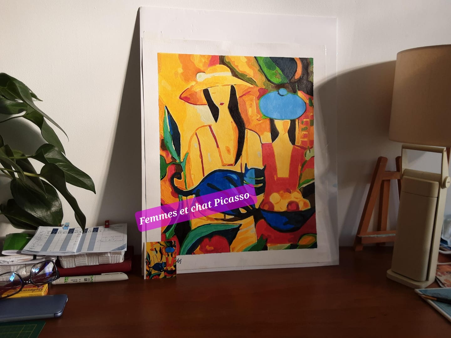 Customer photo review of Femmes et Chat bleu