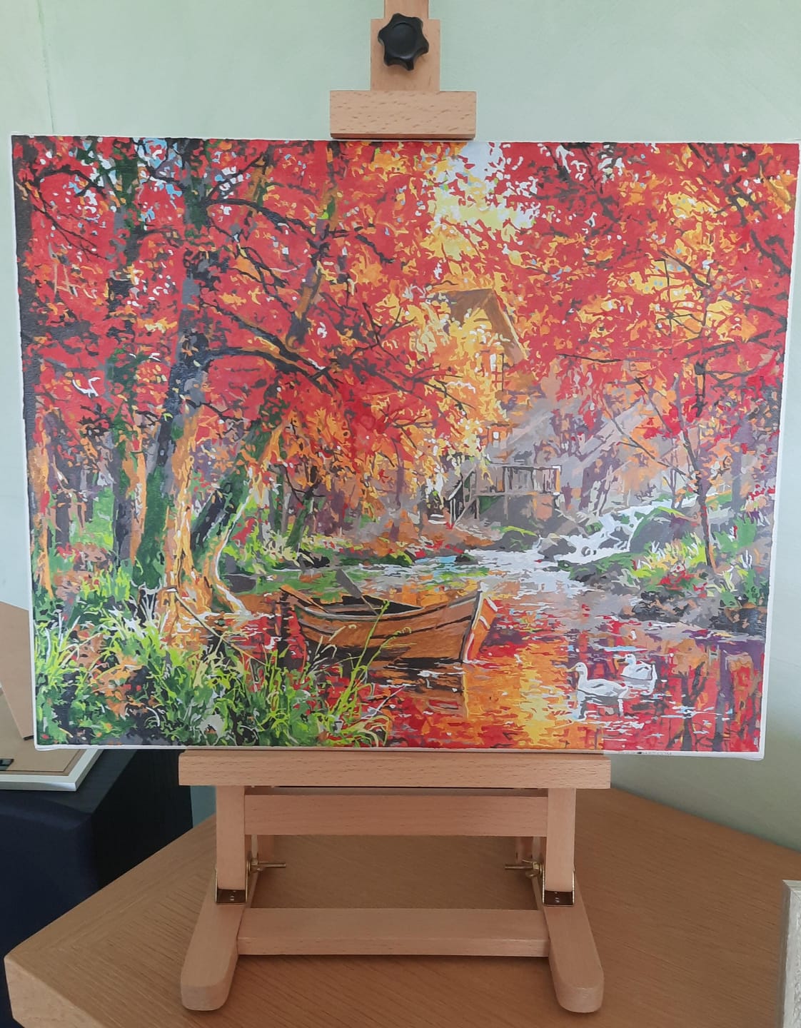 Customer photo review of Rivière d'Automne et barque