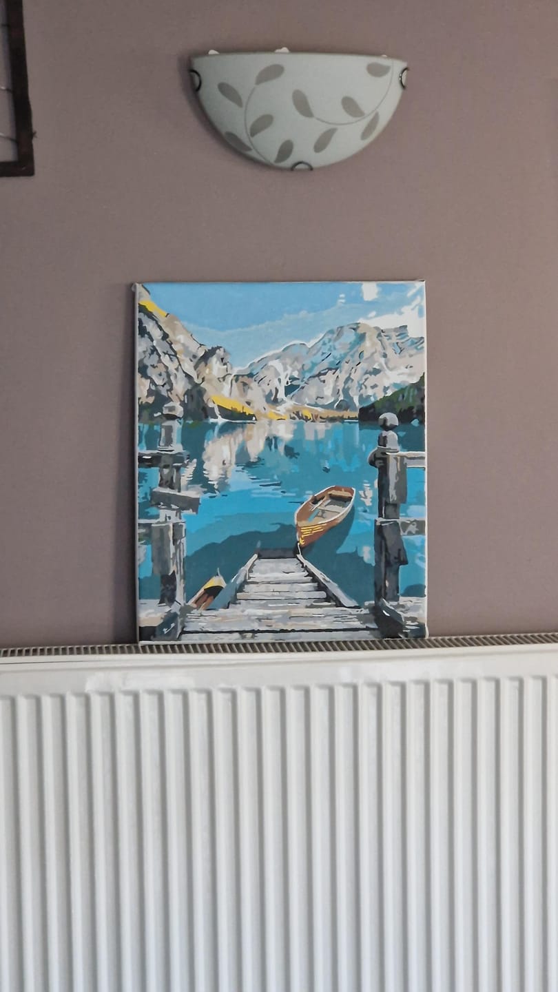 Customer photo review of Barque sur un Lac de Montagne