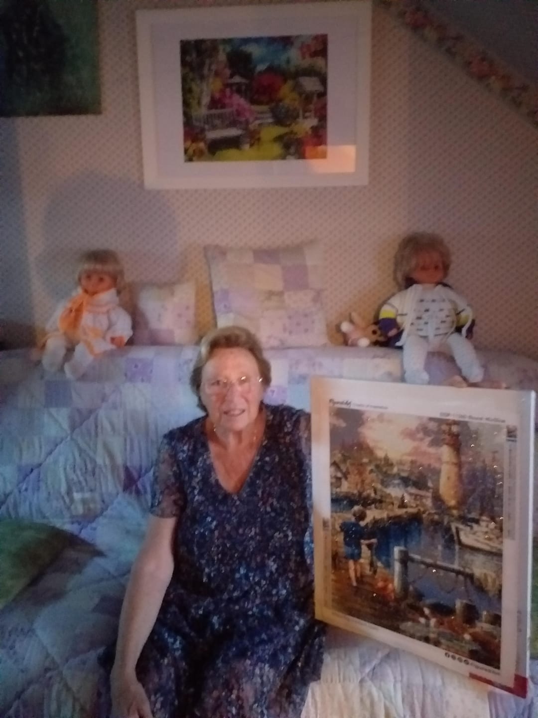 Customer photo review of Broderie Diamant - Enfant marchant sur le port