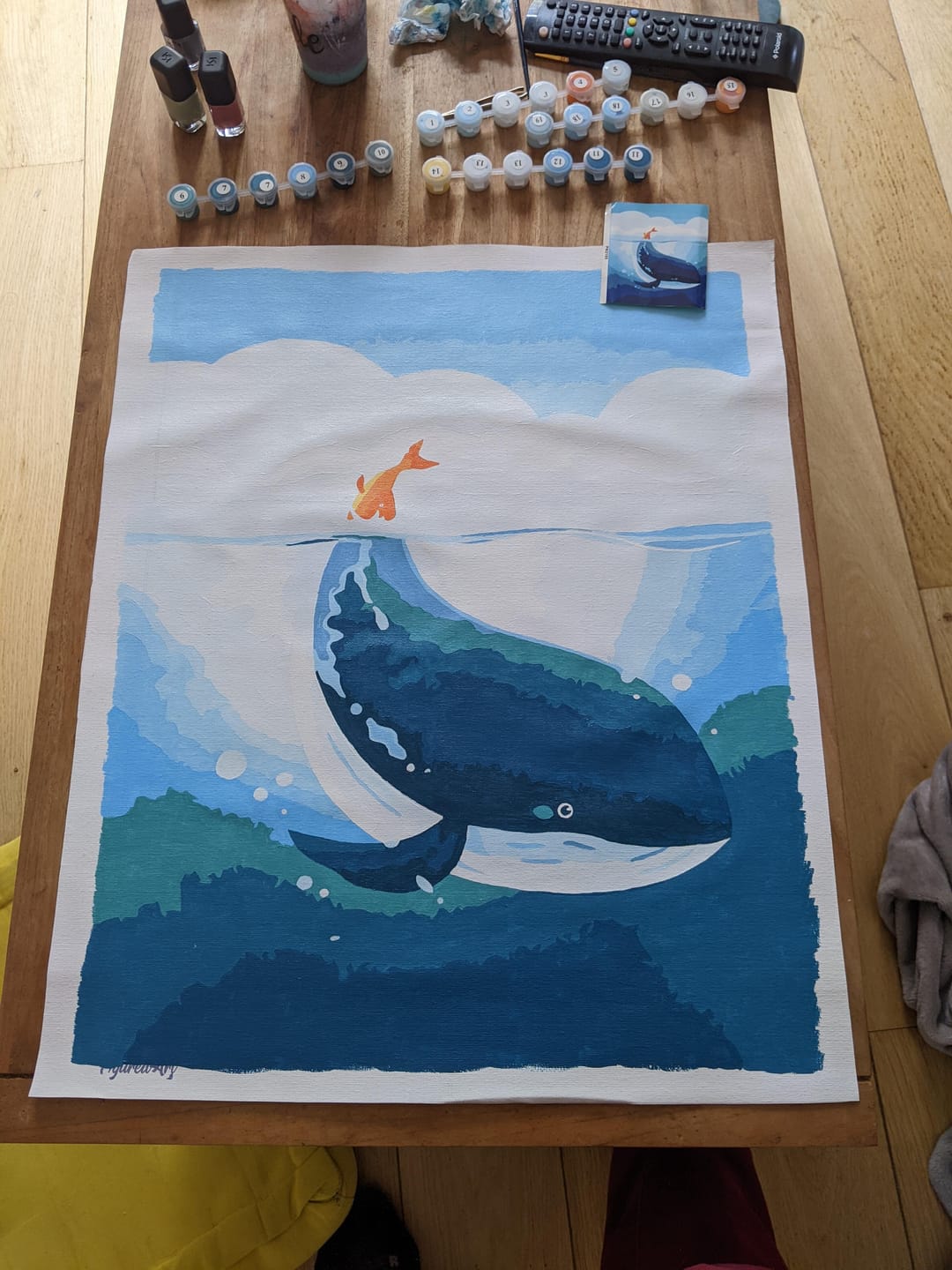 Customer photo review of Baleine bleue