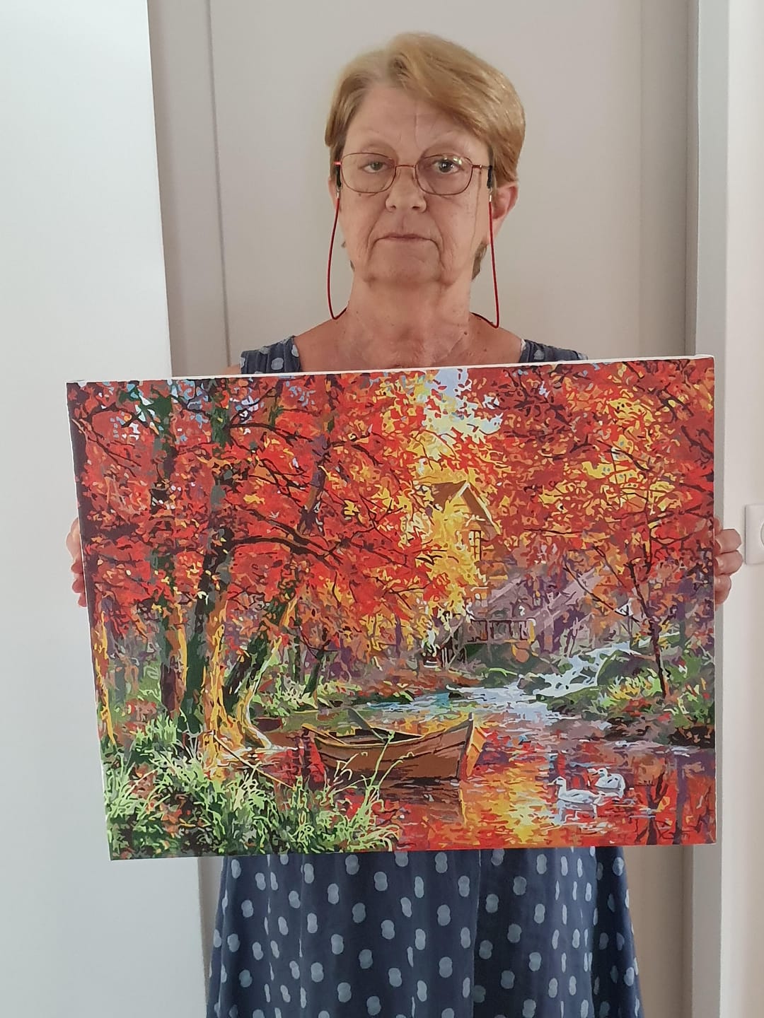 Customer photo review of Rivière d'Automne et barque