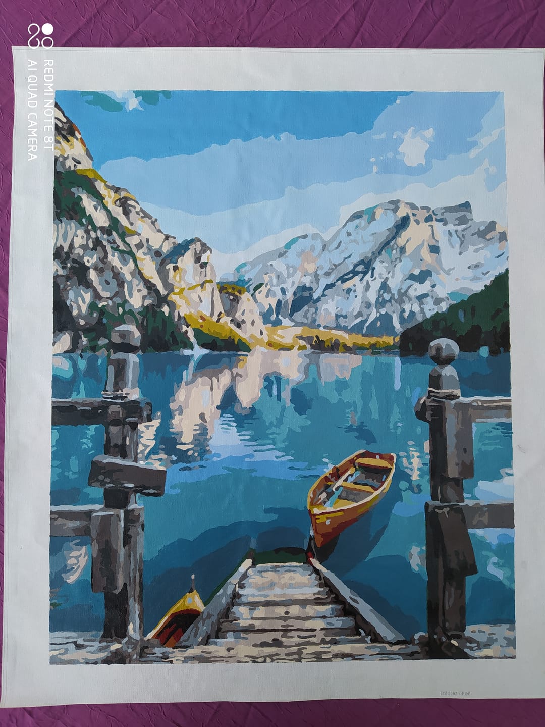 Customer photo review of Barque sur un Lac de Montagne