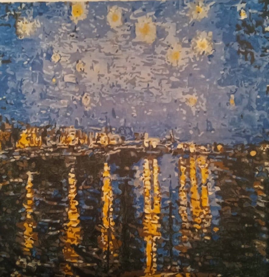 Customer photo review of Van Gogh Nuit Etoilée sur le Rhône