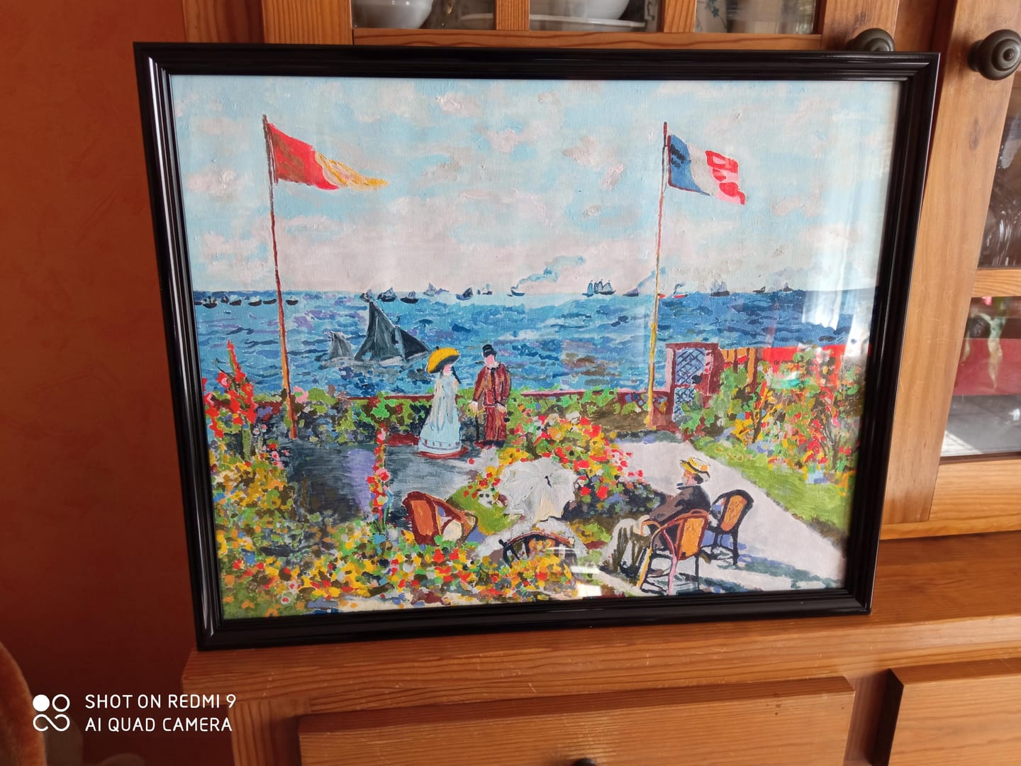 Customer photo review of La terrasse à Sainte-Adresse - Monet