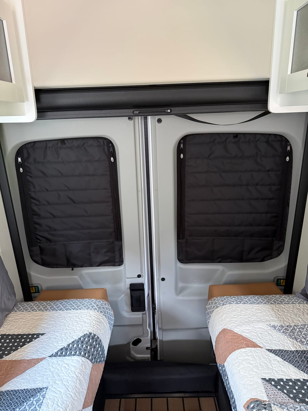 Customer photo review of Coachmen Beyond - Rear Door Shades (set)